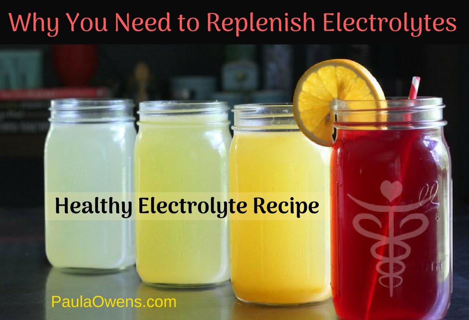 Electrolytes: Healthy Electrolyte Recipe