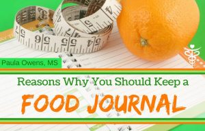 Paula Owens Keep a Food Journal and Lose More Weight