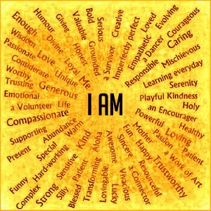 The Power of Words "I AM" A-Z Exercise