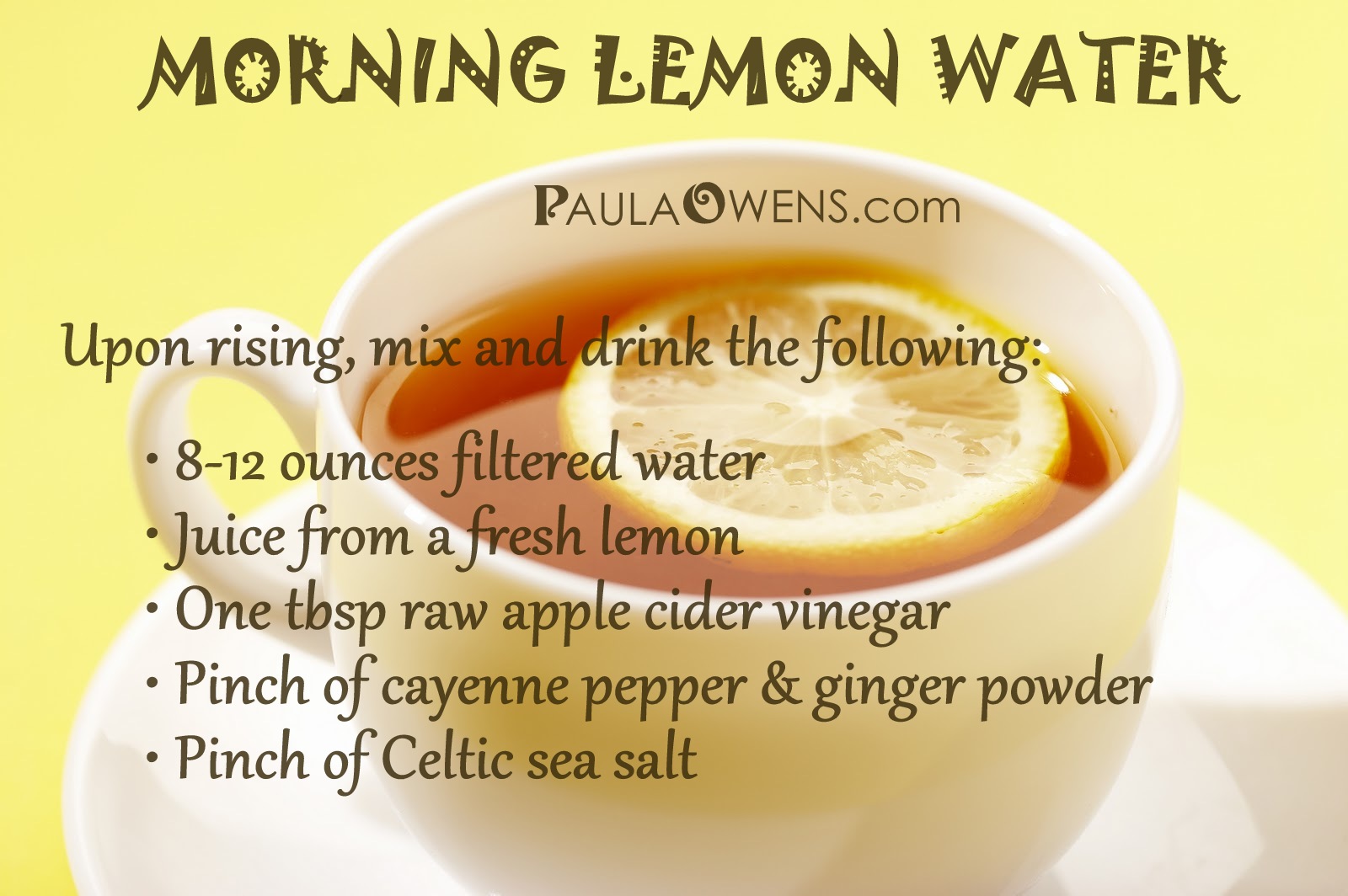Health Benefits of Lemons - Paula Owens