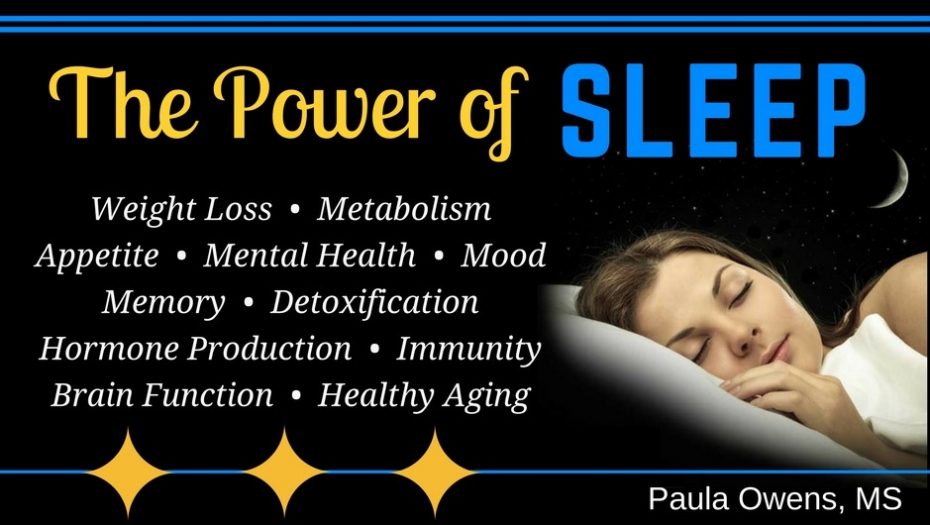 Poor Sleep - Paula Owens, MS Holistic Nutritionist and Functional Health Practitioner