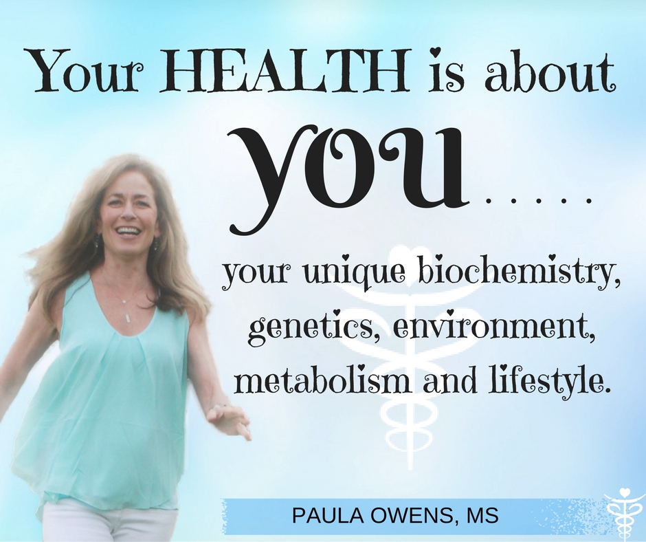 Paula Owens, MS Holistic Nutritionist and Functional Health Practitioner