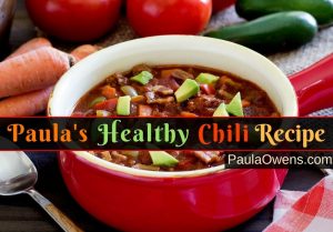 Paula Owens Paula's Healthy Homemade Chili Recipe 2